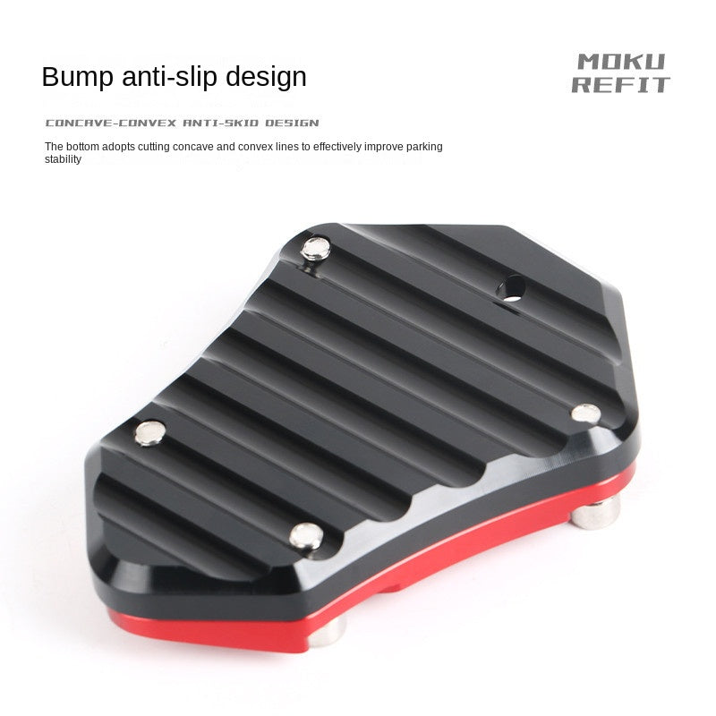 Zontes 368G Hi Low Seat Anti-slip Side Stand Plate Kick Stand Extension Side Stand Enlarger Plate