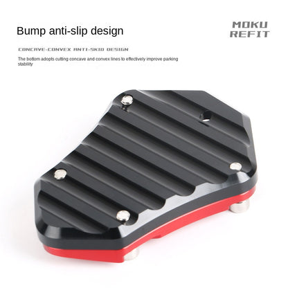 Zontes 368G Hi Low Seat Anti-slip Side Stand Plate Kick Stand Extension Side Stand Enlarger Plate