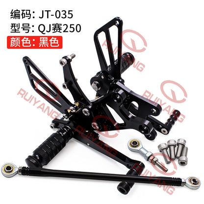 Qjmotor SRK250R Racing Footrest Bike Upgrade Footrest Rear Set Gear Pedal Assembly Accessory