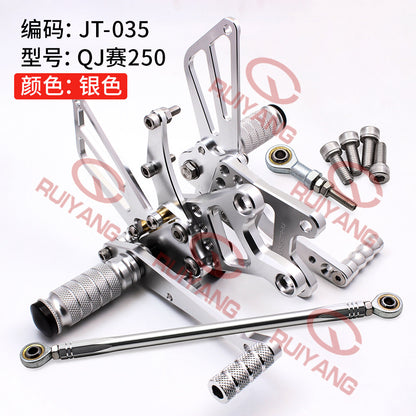 Qjmotor SRK250R Racing Footrest Bike Upgrade Footrest Rear Set Gear Pedal Assembly Accessory