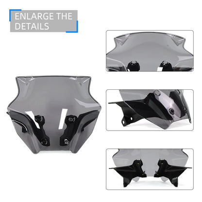 Yamaha MT07 2025-2026 Modified sports front windshield MT07 front windshield