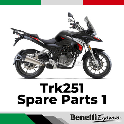 Benelli Trk251 Spare Parts 1 Starter Front Sprocket Fuel Pump Speed Sensor Clutch Plate Cyclinder Gasket Balancer Shalf