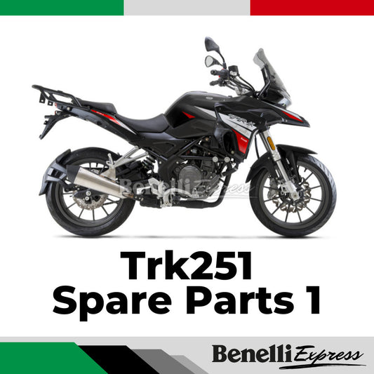 Benelli Trk251 Spare Parts 1 Starter Front Sprocket Fuel Pump Speed Sensor Clutch Plate Cyclinder Gasket Balancer Shalf