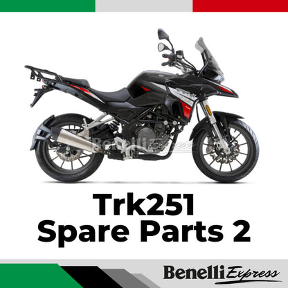 Benelli Trk251 Spare Part 2 Fuel Tank Locks Set Water Pump Front Shock Absorber Radiator Slipper Clutch Crankshaft