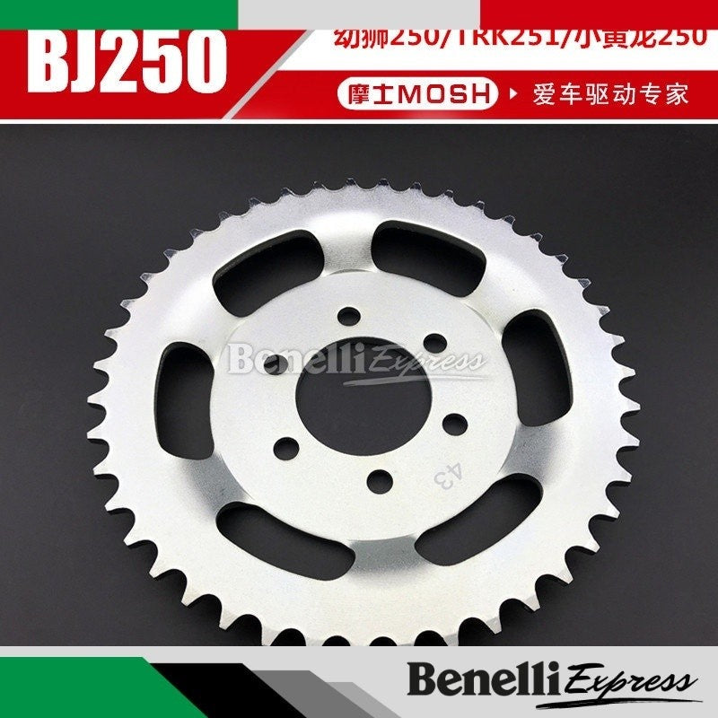 Benelli Tnt600 Srk600 Tnt300 249s SRV250 Tnt25 Tnt135 Trk251 Trk502 752s 502c 150s Leoncino Imepriale Chain Set Sprocket