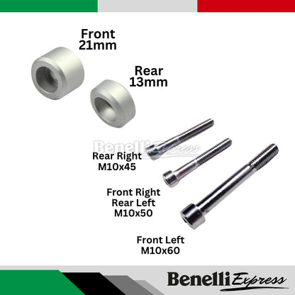 BENELLI Tnt600 Spare Parts 1 Srk600 Fuel Hose Fuel Filter Chain Shield Block Chassis Screw Mudgyard Throttle Body Intake