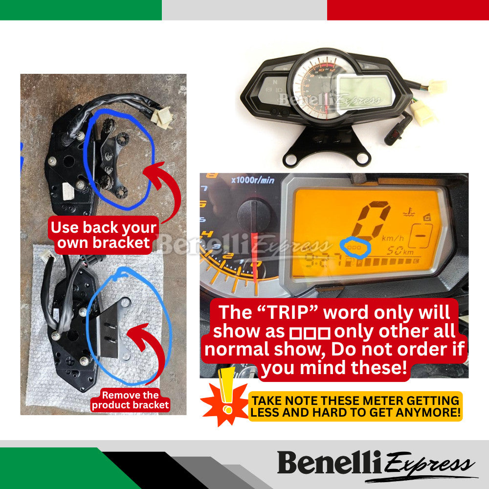 Benelli Tnt25 Spare Parts 2 Seat Cushion Brake Pump Disc Meter Radiator Clutch ECU Fuel Tank Key