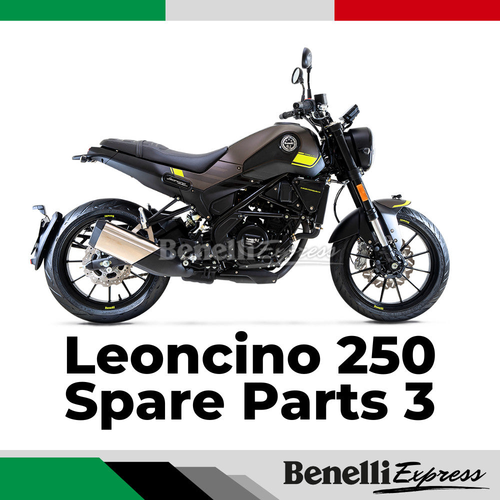 Benelli Leoncino 250 Spare Parts 3 Chain Set Crankshaft Engine Cover Cyclinder Block Brake Caliper