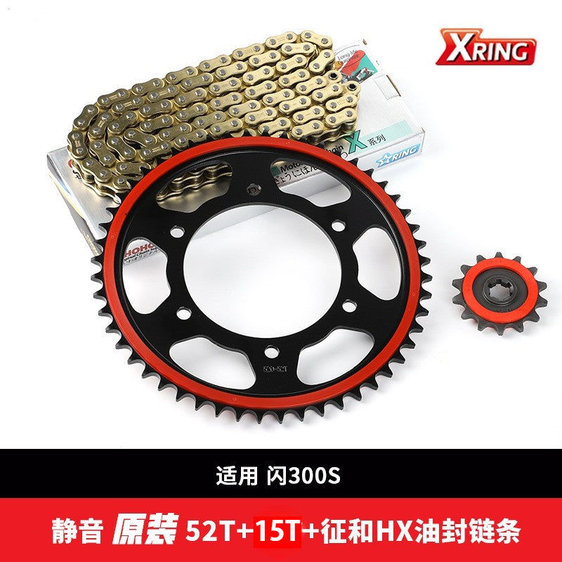 QJMOTOR SRV250 Spare Parts 2 Gear Shift Lever Sprocket Chain Fork Bracket Magnet Coil