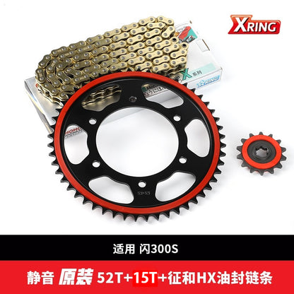QJMOTOR SRV250 Spare Parts 2 Gear Shift Lever Sprocket Chain Fork Bracket Magnet Coil