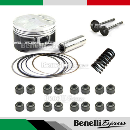 Benelli Tnt600 Qjmotor SRK600 SRK00RC Piston set Tappet Shim Cap Exhaust Intake Valve