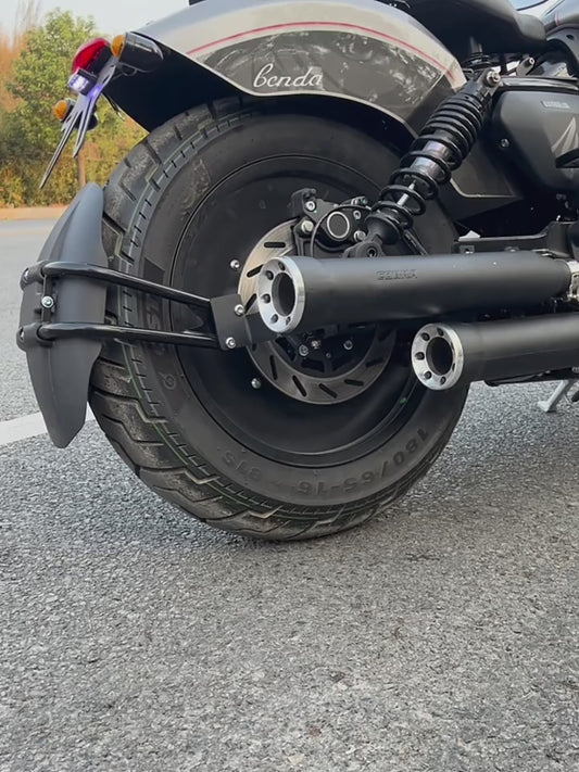 BENDA Napoleon BOB 500 Exhaust Chinchilla 500 Modified King Cobra Harley Style Exhaust Pipe
