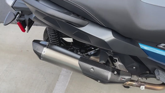 Akrapovic Motorcycle Exhaust Pipe for BMW C400x C400gt Carbon Fiber Mufflet Tip Exhaust Slip On