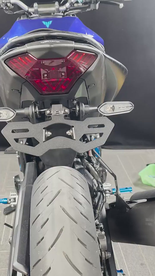 Yamaha MT25 MT03 R25 R3 Motorcycle Turn Signal Fighter Tail Fender License Plate Tail Tidy