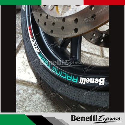 Benelli racing team 600 reflective rim sticker (1=4strip) Motorcycle Spare Parts