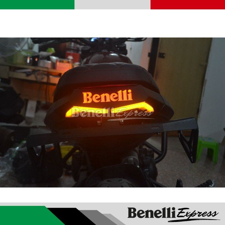 Benelli Leoncino 500 Led Tail light Stainlesss steel + number plate (pnp) Motorcycle Spare Parts