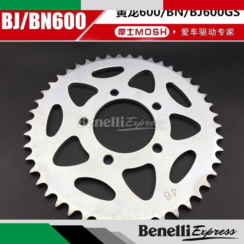 Motorcycle Benelli Tnt600 Srk600 Set of Chain Choho O-ring Gold HO Chain with Double Layer Silent Front Sprocket