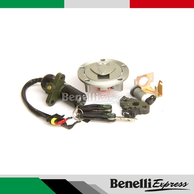 Motorcycle BENELLI TNT600S fuel cap lock key set (New 5 screw design) Motorcycle Spare Parts