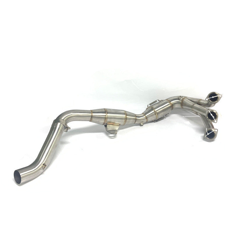 YAMAHA MT09 V4 2024+ Motorcycle Exhaust Front Header Pipe Full System Stainless Steel for Universal 51mm Muffler