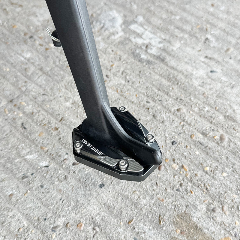 Zontes 368G Hi Low Version Anti-slip Side Stand Plate Kick Stand Extension Side Stand Parking Block