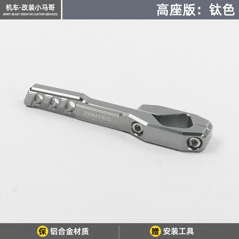 Zontes 368G Hi Low Version Anti-slip Side Stand Plate Kick Stand Extension Side Stand Parking Block