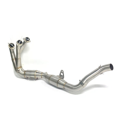 YAMAHA MT09 V4 2024+ Motorcycle Exhaust Front Header Pipe Full System Stainless Steel for Universal 51mm Muffler