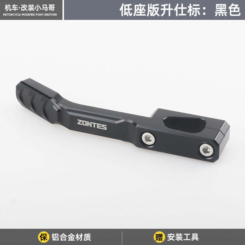 Zontes 368G Hi Low Version Anti-slip Side Stand Plate Kick Stand Extension Side Stand Parking Block