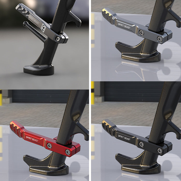 Zontes 368G Hi Low Version Anti-slip Side Stand Plate Kick Stand Extension Side Stand Parking Block