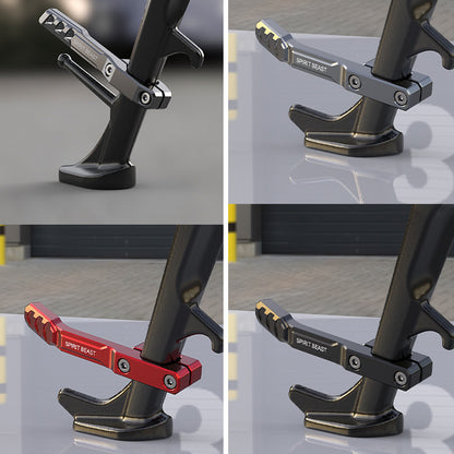 Zontes 368G Hi Low Version Anti-slip Side Stand Plate Kick Stand Extension Side Stand Parking Block