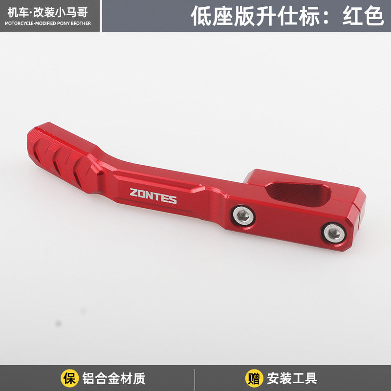 Zontes 368G Hi Low Version Anti-slip Side Stand Plate Kick Stand Extension Side Stand Parking Block