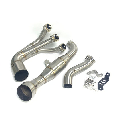 YAMAHA MT09 V4 2024+ Motorcycle Exhaust Front Header Pipe Full System Stainless Steel for Universal 51mm Muffler