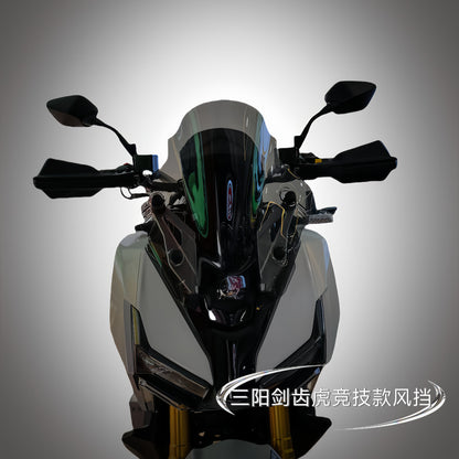 TFS Windshield Compatible with SYM ADXTG 400 Front Windshield 38cm Racing Sport ADXTG 400 Windscreen