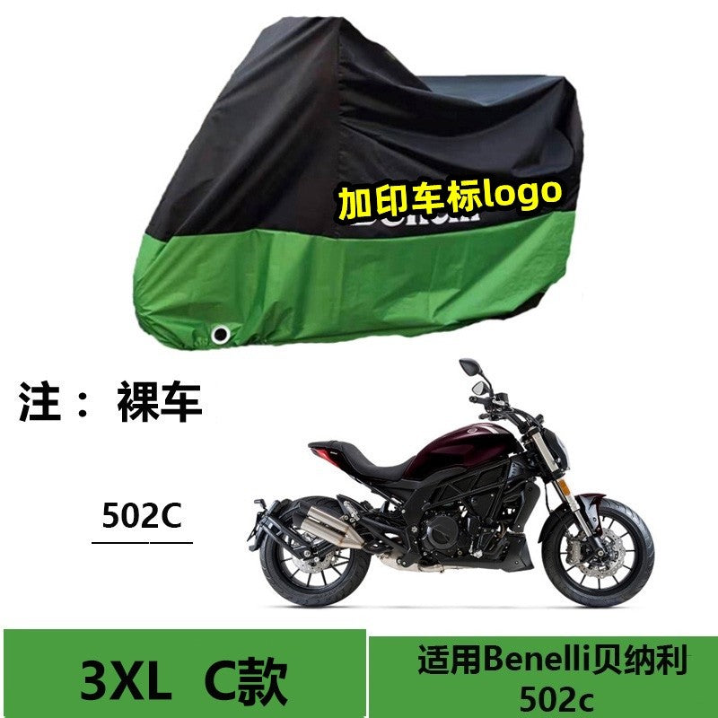 Benelli Rainproof Sunscreen Motorcycle Cover for Tnt600 300 302r Tnt25 Trk502 502x Leoncino 500 250 150s 502c 752s