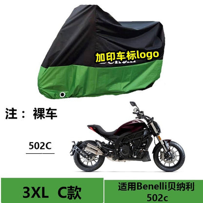 Benelli Rainproof Sunscreen Motorcycle Cover for Tnt600 300 302r Tnt25 Trk502 502x Leoncino 500 250 150s 502c 752s