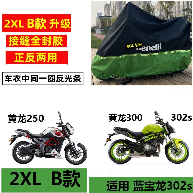 Benelli Rainproof Sunscreen Motorcycle Cover for Tnt600 300 302r Tnt25 Trk502 502x Leoncino 500 250 150s 502c 752s