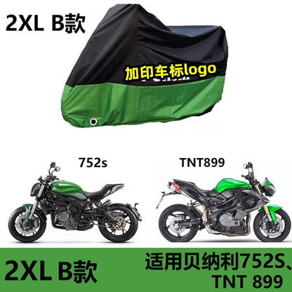 Benelli Rainproof Sunscreen Motorcycle Cover for Tnt600 300 302r Tnt25 Trk502 502x Leoncino 500 250 150s 502c 752s