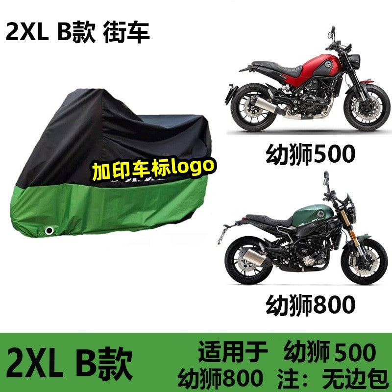 Benelli Rainproof Sunscreen Motorcycle Cover for Tnt600 300 302r Tnt25 Trk502 502x Leoncino 500 250 150s 502c 752s