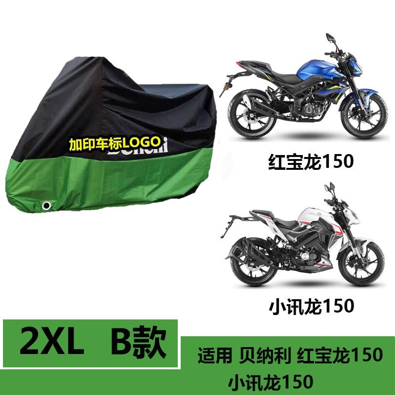 Benelli Rainproof Sunscreen Motorcycle Cover for Tnt600 300 302r Tnt25 Trk502 502x Leoncino 500 250 150s 502c 752s