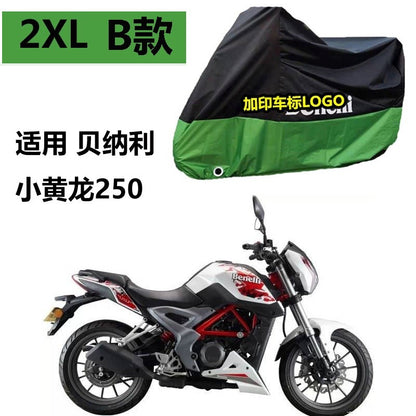 Benelli Rainproof Sunscreen Motorcycle Cover for Tnt600 300 302r Tnt25 Trk502 502x Leoncino 500 250 150s 502c 752s
