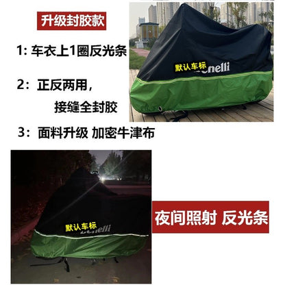 Benelli Rainproof Sunscreen Motorcycle Cover for Tnt600 300 302r Tnt25 Trk502 502x Leoncino 500 250 150s 502c 752s