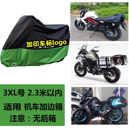 Benelli Rainproof Sunscreen Motorcycle Cover for Tnt600 300 302r Tnt25 Trk502 502x Leoncino 500 250 150s 502c 752s