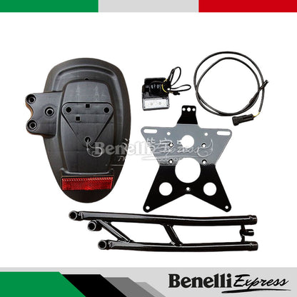 Benelli Leoncino 250 Rear Fender Bracket Rear License Plate Light Bracket Mounting Base Rear Reflective