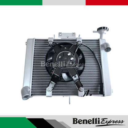 Motorcycle Benelli 502c Radiator Water Tank Radiator Assembly Water Tank Assembly Fan