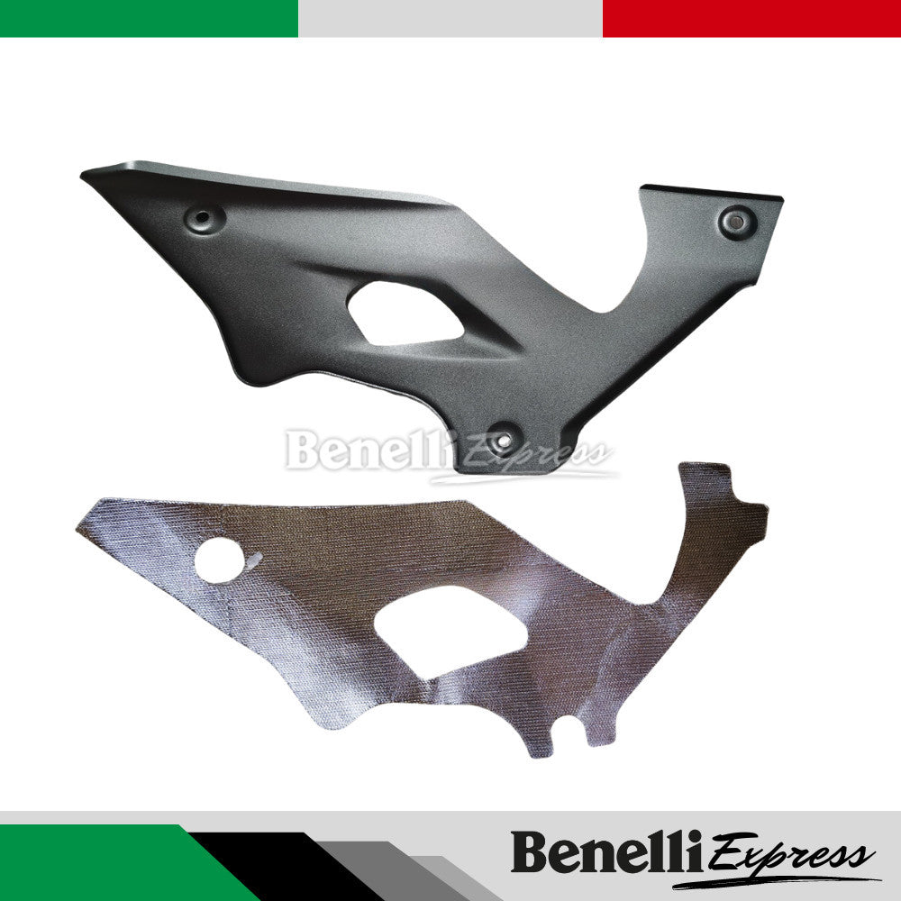 QJmotor Srk600rc Right Bottom Belly Cover Engine Lower Shroud Tin Foil Protective Plate