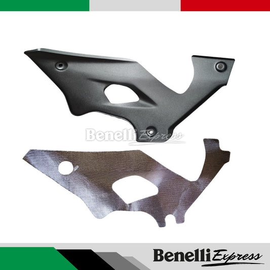 QJmotor Srk600rc Right Bottom Belly Cover Engine Lower Shroud Tin Foil Protective Plate