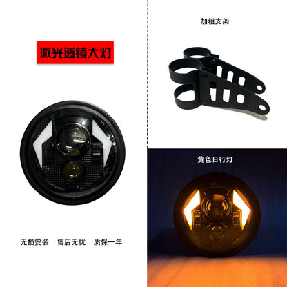 Benelli Leoncino 500 250 502C Headlight Modified Round Headlight Motorcycle Retro Headlight Assembly