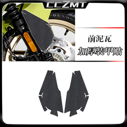 SYM HUSKY 300 Armor Stickers Modified Parts Thickened Protective Stickers Film anti-scratch Stickers Accessories