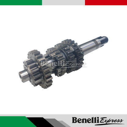 Benelli 150s Primary Shaft Countershaft Assembly Shift Shaft, Shift Hub Stopper Lever Spring