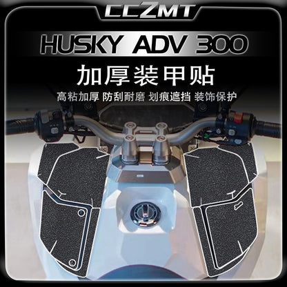 SYM HUSKY 300 Armor Stickers Modified Parts Thickened Protective Stickers Film anti-scratch Stickers Accessories