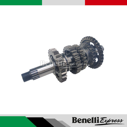 Benelli 150s Primary Shaft Countershaft Assembly Shift Shaft, Shift Hub Stopper Lever Spring